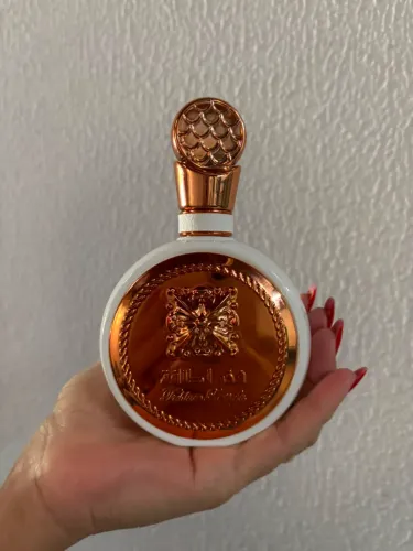 Perfume feminino: lattafa fakhar rose gold