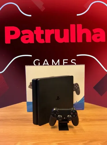 PS4 Slim 1TB Semi Novo | 10x Sem Juros | Revisado e com Garantia