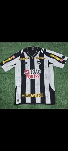 Camisa Botafogo 2011 Renato Cajá autografada elenco !