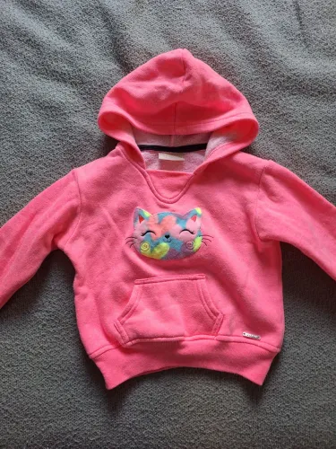 Moletom infantil peluciado com capuz - Tam. 2<br>