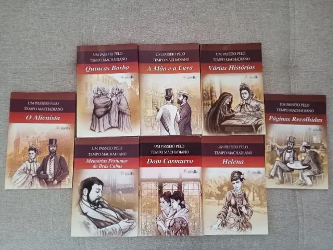 Coleção Um Passeio Pelo Tempo Machadiano - 8 livros (Machado de assis)