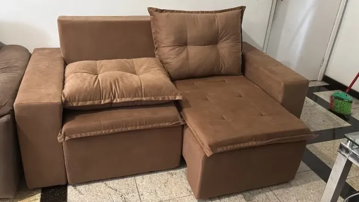 Sofá retrátil 3 lugares
