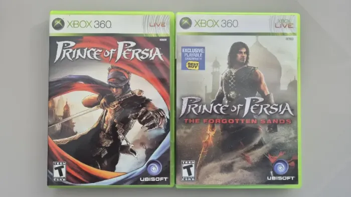 Jogos de Prince of Persia Xbox 360. Príncipe da Pérsia e The Forgotten Sands
