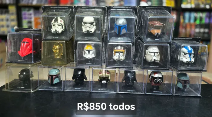 17 capacetes StarWars Planeta D'Agostini