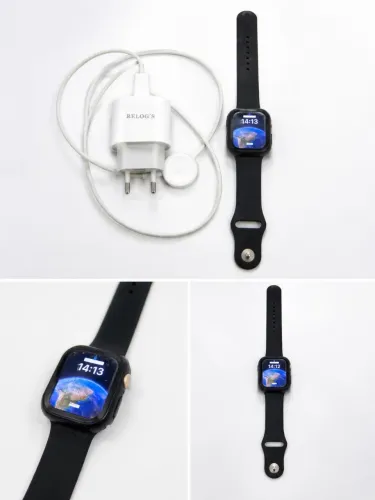 Apple Watch serie 3 38mm, tela trincada, funciona normalmente Bateria boa, cor rosê