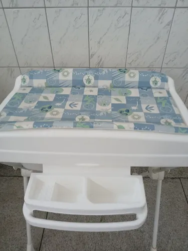 Banheira com trocador bebê