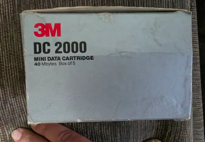 3M DC 2000 MINI DATA CARTRIDGE<br><br>40 Mbytes Box of 5