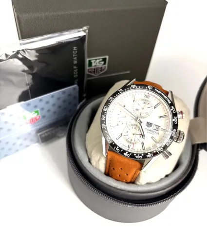 Relógio TAG Heuer Carrera Couro Caramelo Automático Premium