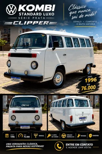 Kombi Standard "LUXO" Série Prata " CLIPPER"