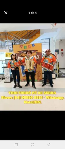Trio de forró Pé de Serra (Sanfoneiro).