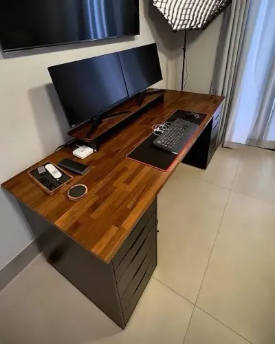 Mesa gamer+ gaveteiros