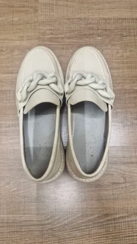 Mocassim tratorado off white