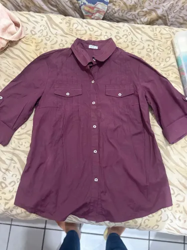 Camisa vinho (M)