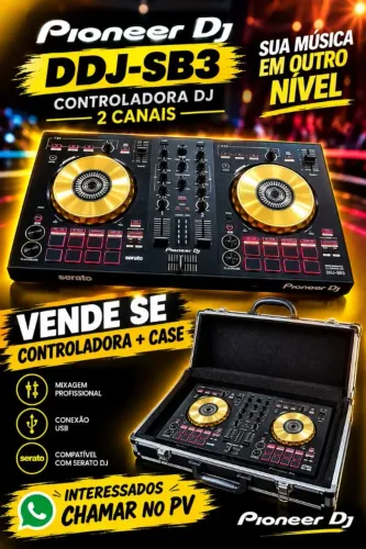 Controladora Ddj SB3 + case