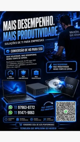 Conversão de HD para SSD para Empresas - Mais Rapidez e Produtividade