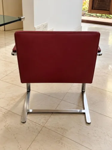 Cadeiras vermelhas para sala de jantar