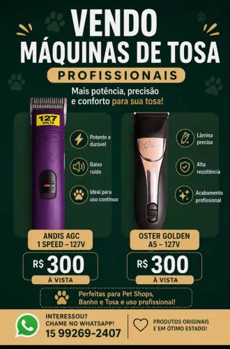 Equipamentos para Banho e Tosa - Máquinas, Banheira e Carrinho
