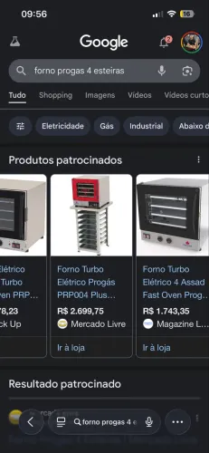 Forno Industrial 4 esteiras 