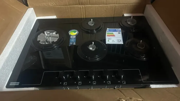 Cooktop Franke Glass mesa vidro 5 bocas lacrado novo sem uso.
