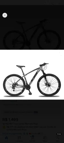 Bicicleta aro 29 ksw nova na caixa 