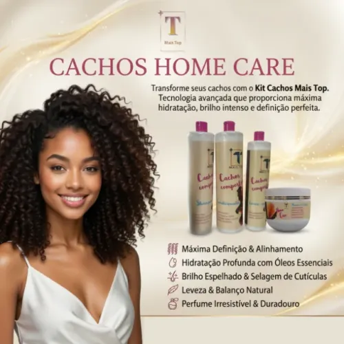 Kit Capilar Cachos Perfeitos Definição Extrema E Anti-frizz