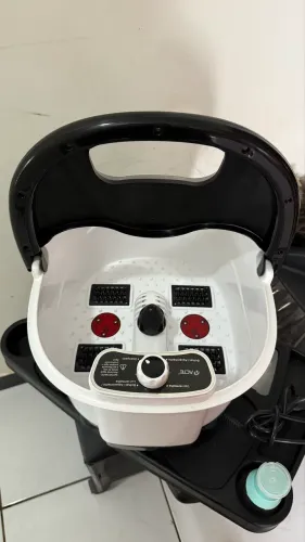 Massageador Para Pés Spa R36 Acte Sports Cor Branco/preto