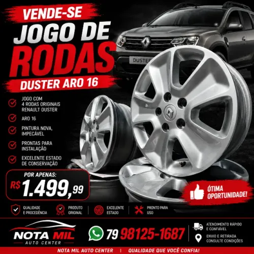 ? VENDE-SE - JOGO DE RODAS RENAULT DUSTER ARO 16