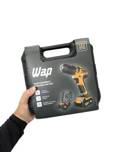 Parafusadeira e Furadeira Bateria 12V Wap BPF 12K3 LACRADA