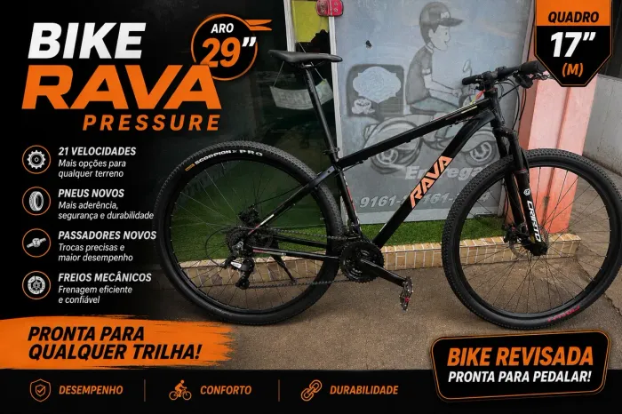 Bicicleta RAVA PRESSURE TAM 17 aro 29 