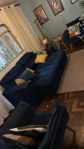 Sofá retrátil e reclinável 