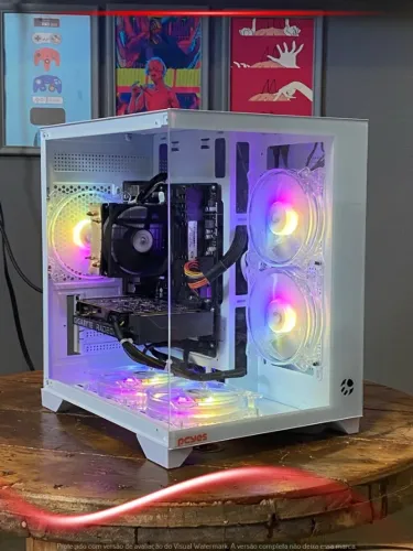 PC Gamer Ryzen 5 2600, 16GB, SSD 512GB, RX 6500 XT 4GB, Gabinete PCYes, Fonte 450W