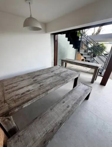 Mesa Madeira Maciça + Aparador (conjunto)