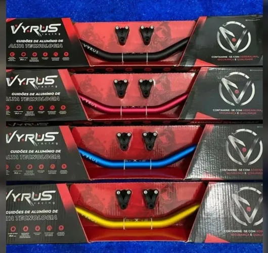 Promoção de Guidão Esportivo + Adaptador Vyrus Fat Bar 28MM Alto