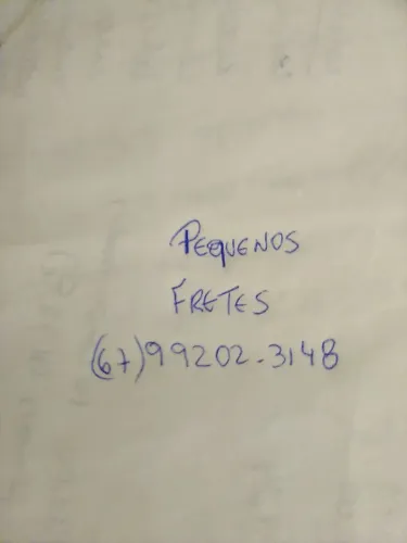 Pequenos fretes
