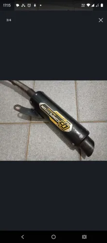 Escape de moto baixa cilindrada esportivo pro Tork