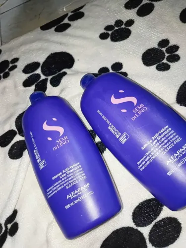 Vendo shampoo da semi di lino novo pra cabelos loiros 