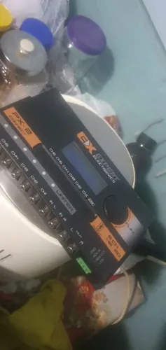 Processador de audio px2 com cabos blindado