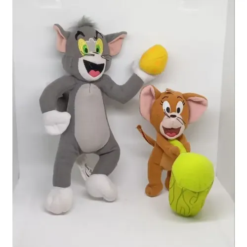 Conjunto 2 bonecos Tom e Jerry McDonald's 
