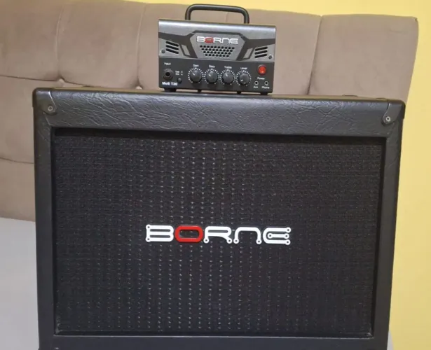 Amplificador Borne MoB T30 com Caixa Acústica