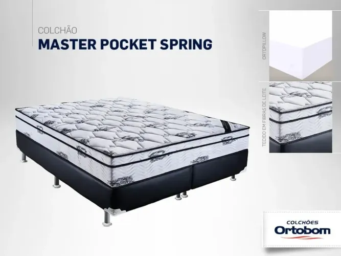 Colchão Master Pocket Spring King Size Ortobom