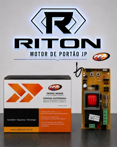 PLACA PARA MOTOR PORTÃO DE GARAGEM PPA - CENTRAL H9
