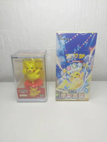 Booster Box Pokémon TCG - Stellar Crystal (CSV9C) Original Lacrada + Figure Pikachu