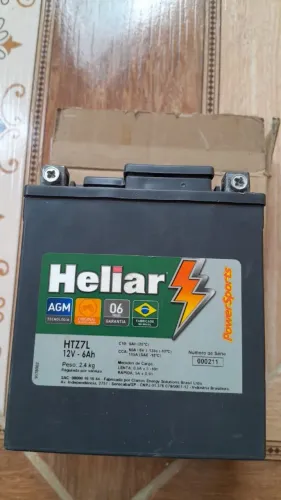 Bateria moto meia vida boa