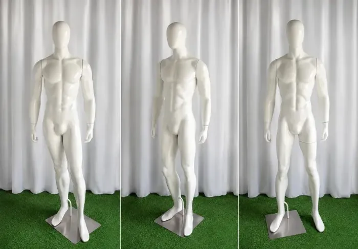 Manequins de fibra Masculino 3 unidades