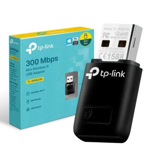 Mini Adaptador Wi-fi 300mbps Usb Wireless Tp-link Tl-wn823n *ENTREGA GRÁTIS*