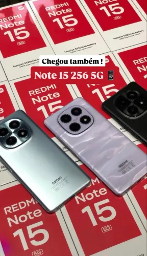 Redmi Note 15 5G 256GB 08GB RAM Novo Lacrado Entregamos Grátis