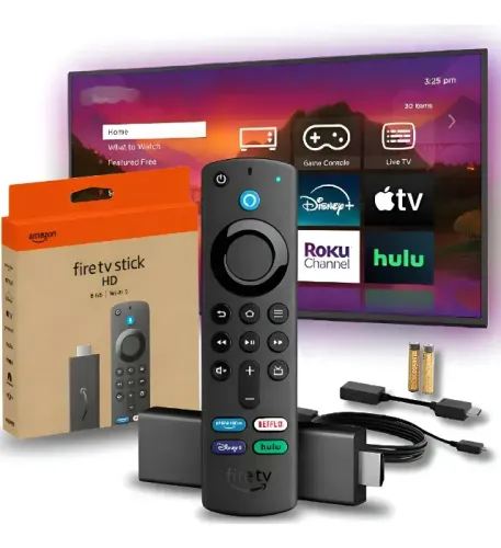 Fire Tv Stick Lite Amazon Remoto Controle Voz Alexa 8gb Wi-Fi 5