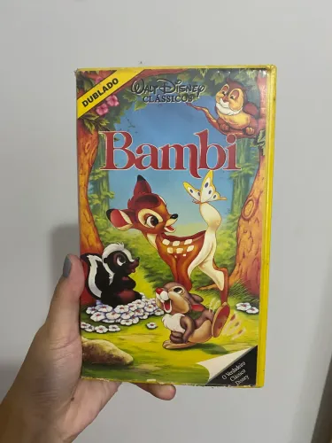 Fita VHS Bambi o filme