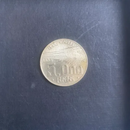 Moeda de Prata 5000 Reis(aceito proposta)