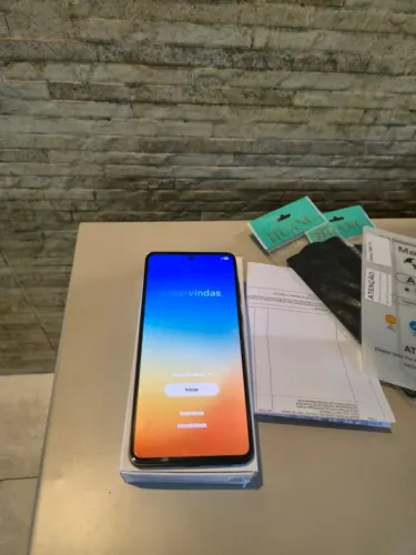 ?Samsung Galaxy M55 - Completo com Nota Fiscal (Aceito Troca por Notebook)